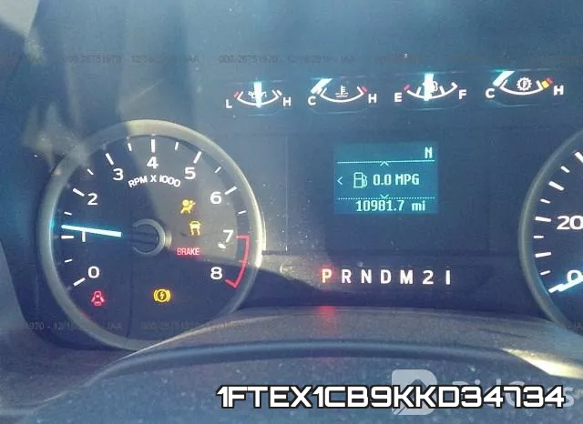 1FTEX1CB9KKD34734 фото 6