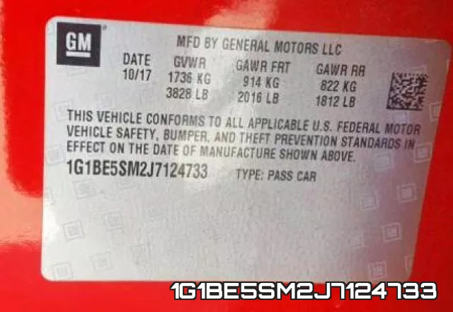 1G1BE5SM2J7124733 фото 2