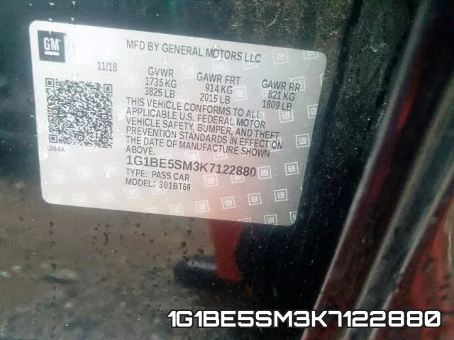 1G1BE5SM3K7122880 фото 2