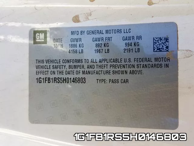 1G1FB1RS5H0146803 фото 2