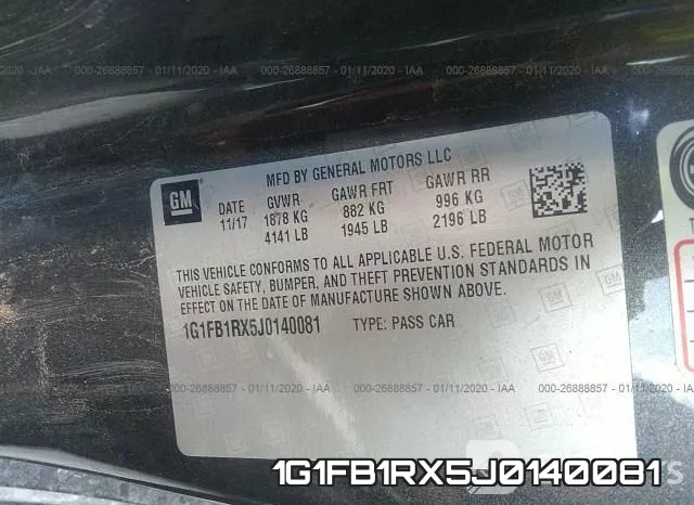 1G1FB1RX5J0140081 фото 7