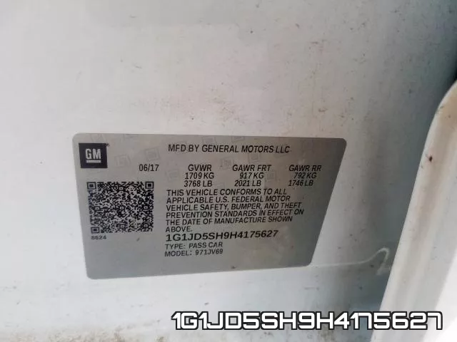 1G1JD5SH9H4175627 фото 2