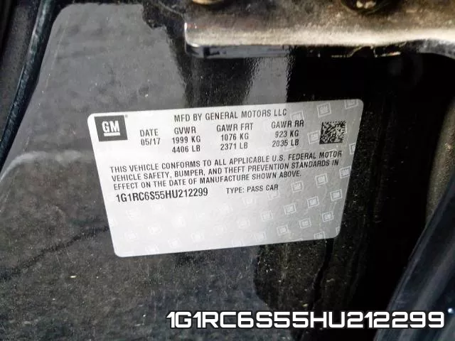 1G1RC6S55HU212299 фото 2