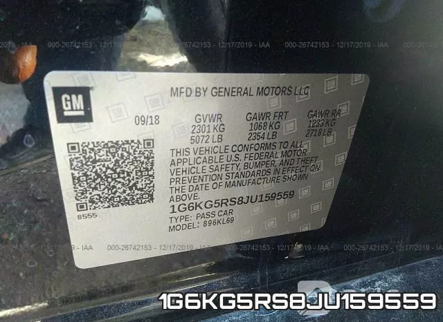 1G6KG5RS8JU159559 фото 7