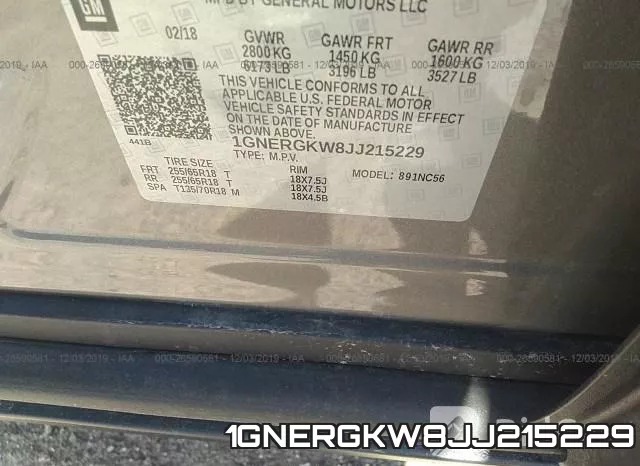 1GNERGKW8JJ215229 фото 7