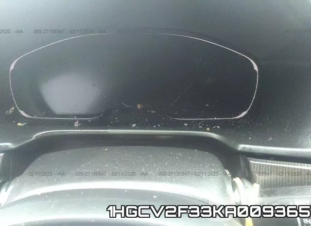 1HGCV2F33KA009365 фото 7