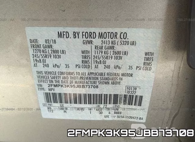 2FMPK3K95JBB73708 фото 9