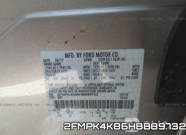 2FMPK4K86HBB89732 фото 8