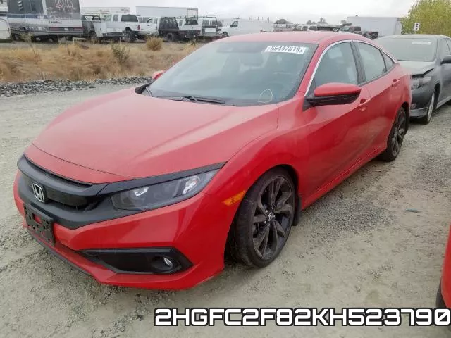 2HGFC2F82KH523790 фото 2