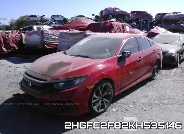 2HGFC2F82KH535146 фото 3