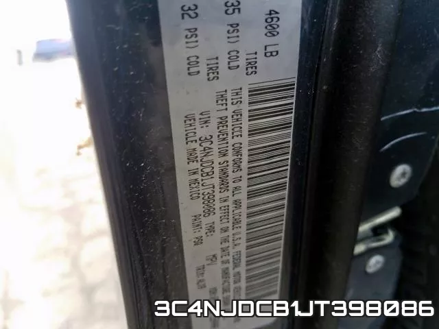 3C4NJDCB1JT398086 фото 2