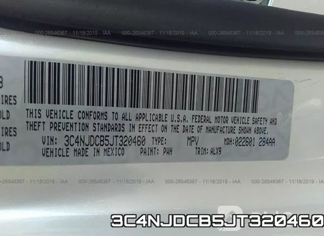 3C4NJDCB5JT320460 фото 8