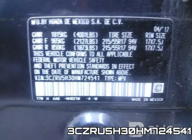 3CZRU5H30HM724541 фото 7