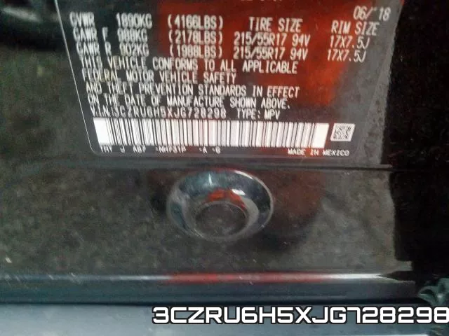 3CZRU6H5XJG728298 фото 2