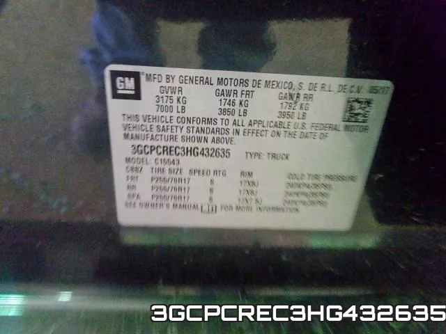 3GCPCREC3HG432635 фото 2