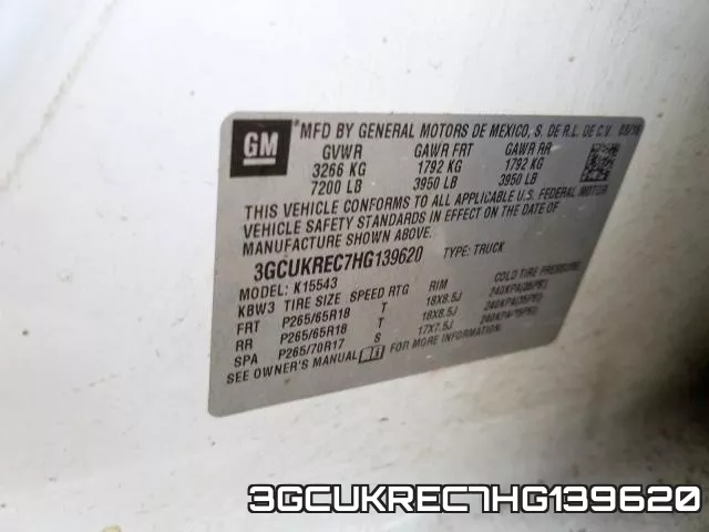 3GCUKREC7HG139620 фото 2