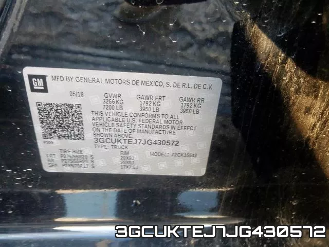 3GCUKTEJ7JG430572 фото 2