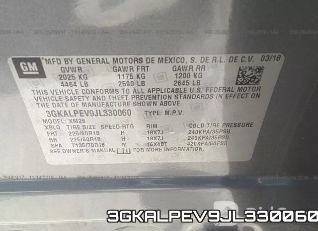 3GKALPEV9JL330060 фото 6