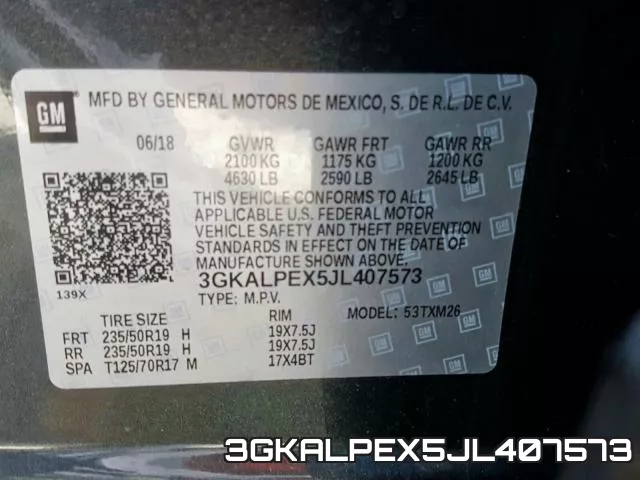 3GKALPEX5JL407573 фото 2
