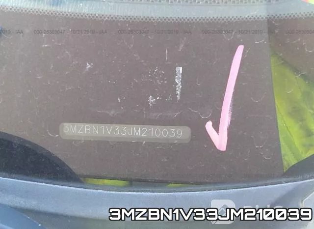 3MZBN1V33JM210039 фото 5