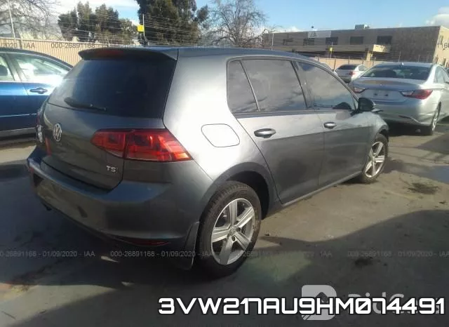 3VW217AU9HM074491 фото 4
