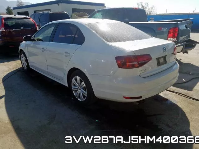 3VW2B7AJ5HM400368 фото 3