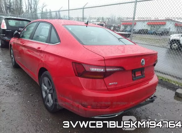 3VWCB7BU5KM194764 фото 3
