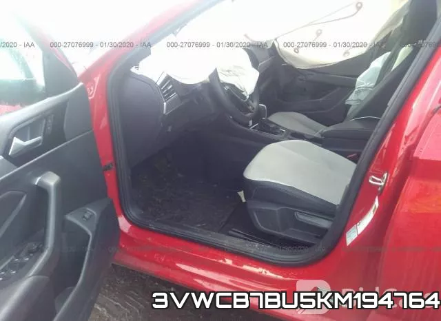 3VWCB7BU5KM194764 фото 4