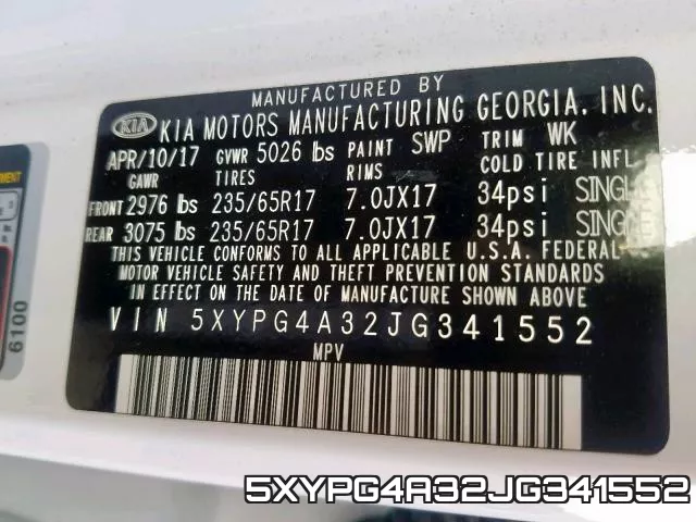 5XYPG4A32JG341552 фото 2