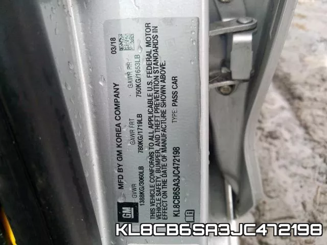 KL8CB6SA3JC472198 фото 2