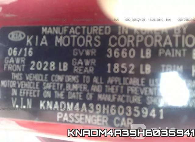 KNADM4A39H6035941 фото 8