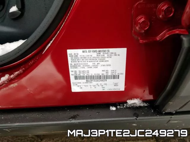 MAJ3P1TE2JC249279 фото 2