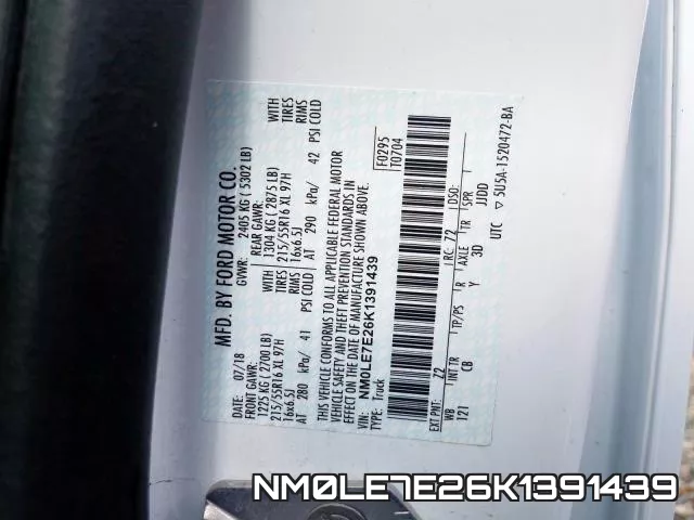 NM0LE7E26K1391439 фото 2