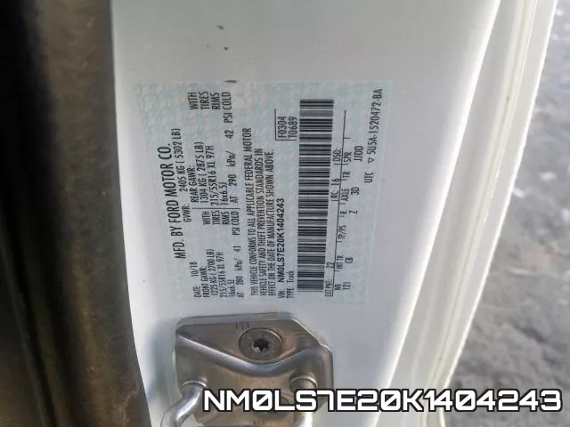 NM0LS7E20K1404243 фото 2
