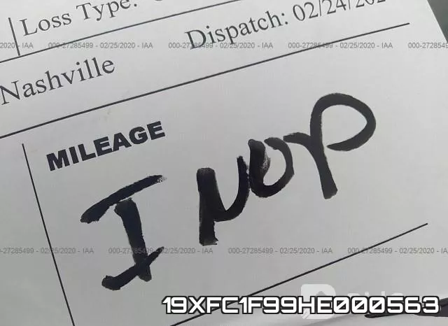 19XFC1F99HE000563 фото 6