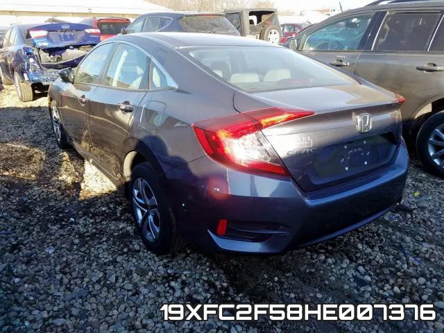 19XFC2F58HE007376 фото 2