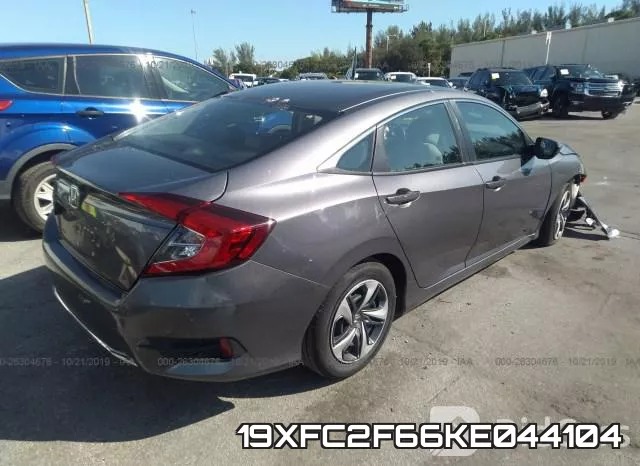 19XFC2F66KE044104 фото 3