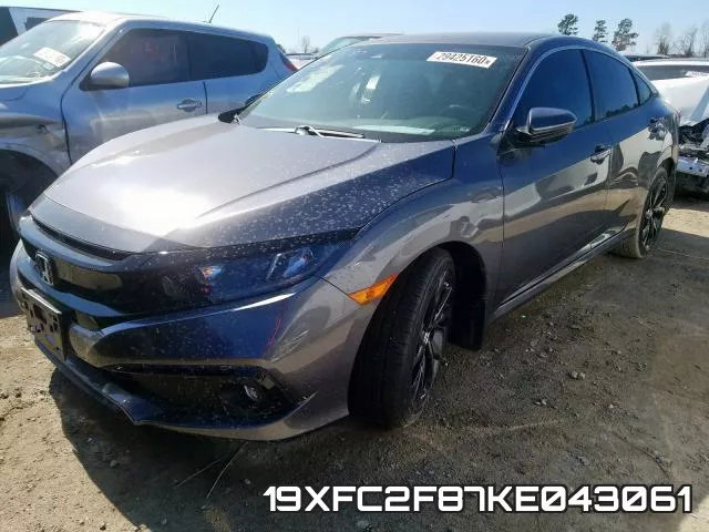 19XFC2F87KE043061 фото 3