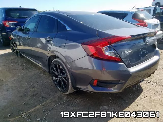 19XFC2F87KE043061 фото 4