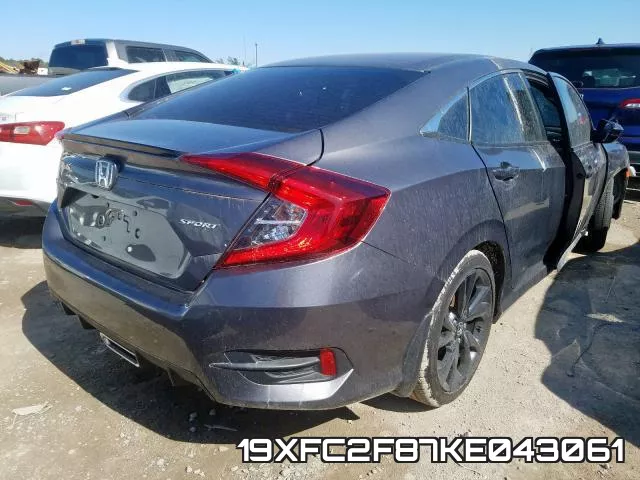 19XFC2F87KE043061 фото 5