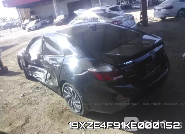 19XZE4F91KE000752 фото 2
