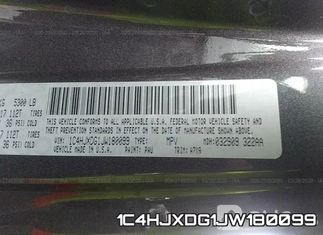 1C4HJXDG1JW180099 фото 7