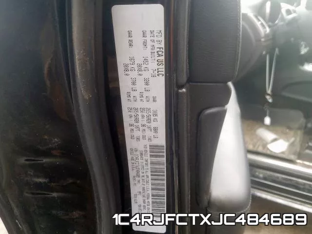 1C4RJFCTXJC484689 фото 2