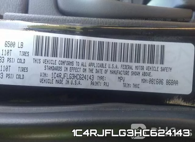 1C4RJFLG3HC624143 фото 8