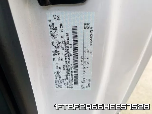 1FTBF2A66HEE57528 фото 2