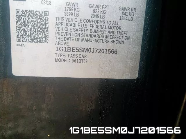 1G1BE5SM0J7201566 фото 2