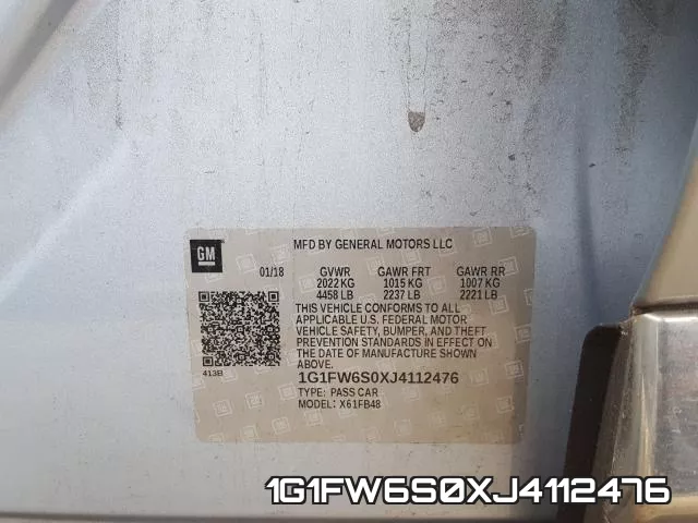1G1FW6S0XJ4112476 фото 2