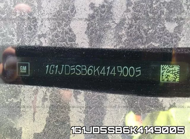 1G1JD5SB6K4149005 фото 6