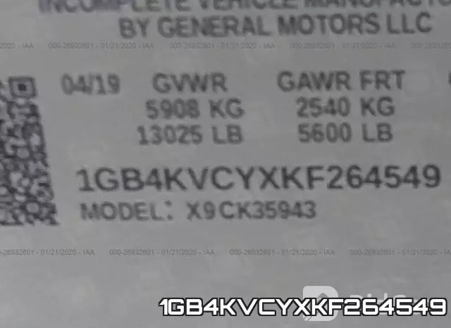 1GB4KVCYXKF264549 фото 8
