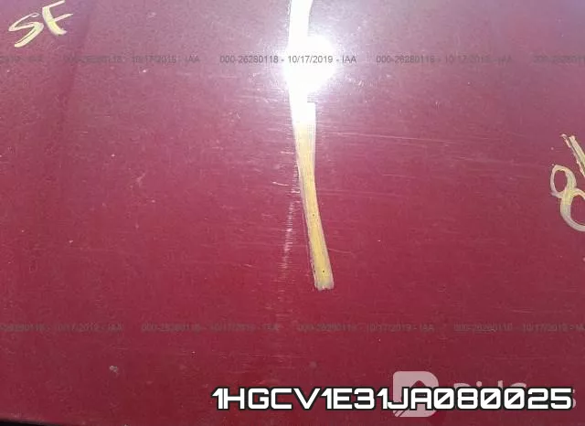 1HGCV1E31JA080025 фото 2